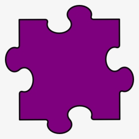 Puzzle Piece Picture - Single Colored Puzzle Piece, HD Png Download, Transparent PNG