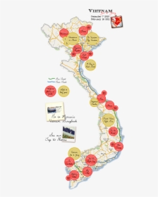 Vietnam Gdp Map, HD Png Download, Transparent PNG
