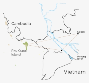 Saigon & Mekong Delta Discovery Route - Atlas, HD Png Download, Transparent PNG