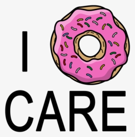 Transparent Don T Care Clipart - Simpsons Donut Png, Png Download, Transparent PNG