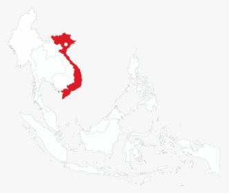 Outline Map Of Southeast Asia, HD Png Download, Transparent PNG