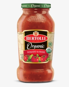 Transparent Tomato Sauce Png - Bertolli Olive Oil Basil Garlic, Png Download, Transparent PNG