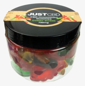 Just Cbd 750mg Gummy Worms - Gelatin Dessert, HD Png Download, Transparent PNG