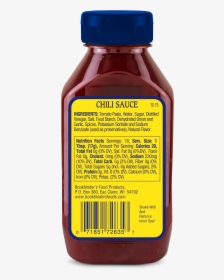 Chili Sauce - Bottle, HD Png Download, Transparent PNG