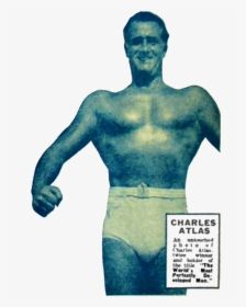 Charles Atlas An Untouched Photo Of Charles Atlas, - Charles Atlas Png, Transparent Png, Transparent PNG