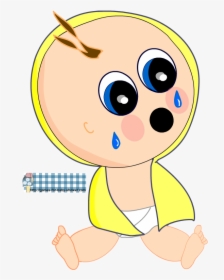 Drawn Baby Baby Binky - Place The Pacifier In The Baby's Mouth, HD Png Download, Transparent PNG
