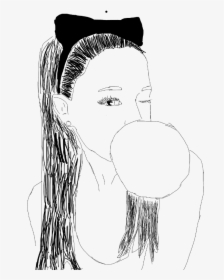 Ariana Grande Outline Pls Rate And U Can Request One - Sketch, HD Png Download, Transparent PNG