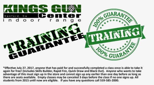 100 Guarantee Png, Transparent Png , Png Download - Kings Gun Center, Png Download, Transparent PNG