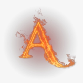 Английский Алфавит, Огненная Буква A, Огонь, Пламя, - Graphic Design, HD Png Download, Transparent PNG