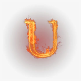 Английский Алфавит, Огненная Буква U, Огонь, Пламя, - Пнг Буква U, HD Png Download, Transparent PNG
