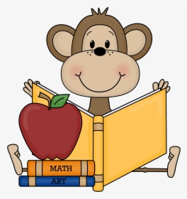 Monkey School Clipart Writing Clip Art For Teachers - Writing Clipart For Background, HD Png Download, Transparent PNG
