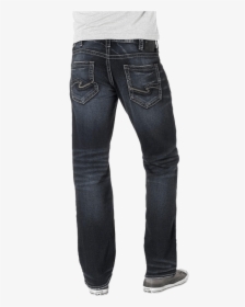 Silver Men S Straight Leg Relaxed Fit Zac Jean - Pocket, HD Png Download, Transparent PNG