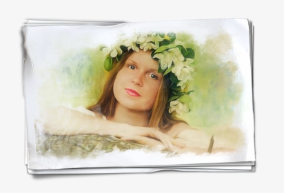 Woman Girl Flower Free Photo - Watercolor Paint, HD Png Download, Transparent PNG