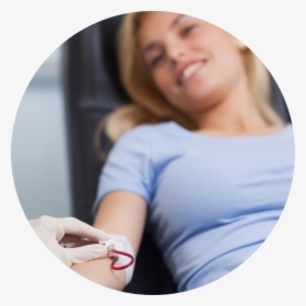 Bloodtest - Woman Giving Blood, HD Png Download, Transparent PNG