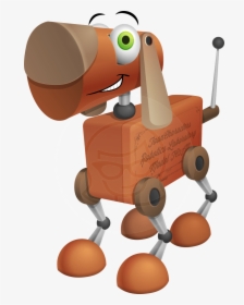 Robot Dog Cartoon, HD Png Download, Transparent PNG