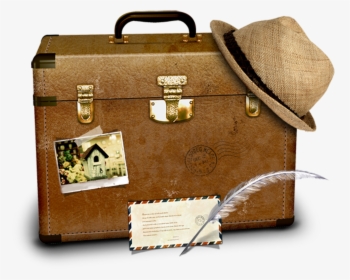 Clip Art Hat Suitcase - Suitcase, HD Png Download, Transparent PNG