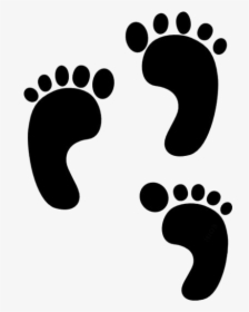 Colorful Footstep Png Clipart - Clip Art Footprint, Transparent Png, Transparent PNG