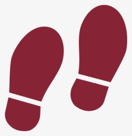Shoe Prints Icon - Clip Art Foot Step, HD Png Download, Transparent PNG