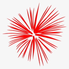 Sun Clipart Transparent Background - Red Fireworks Transparent Background, HD Png Download, Transparent PNG