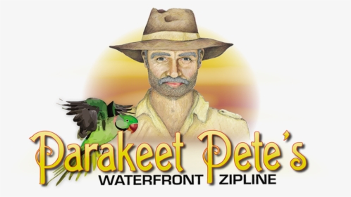 Parakeetpete Sman2 - Parakeet Pete's Waterfront Zipline, HD Png Download, Transparent PNG