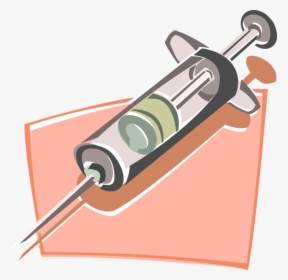 Vector Illustration Of Medical Vaccination Hypodermic - Techniques Of Drug Administration, HD Png Download, Transparent PNG