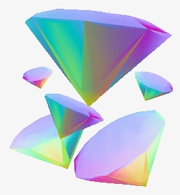 #3d #diamante#tercera Dimension #diamond #prisma #tumblr - Seapunk Pngs, Transparent Png, Transparent PNG