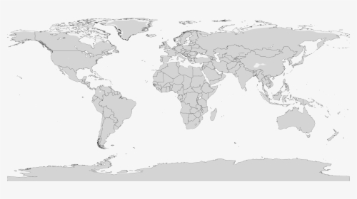 High Resolution World Map Vector, HD Png Download, Transparent PNG