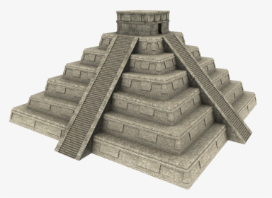 Mayan Pyramid 3d Model, HD Png Download, Transparent PNG
