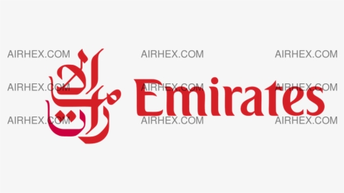 Airline Logo - Emirates - Emirates Logo, HD Png Download, Transparent PNG