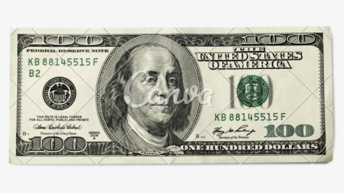 Clip Art Hundred Isolated Photos By - 100 Dollar Bill, HD Png Download, Transparent PNG