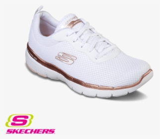 Skechers Flex Appeal 3.0 White Rose Gold, HD Png Download, Transparent PNG