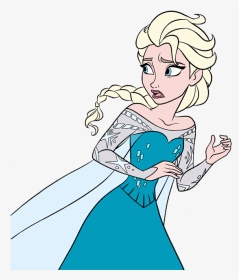 Disney Frozen Clip Art Image - Frozen Elsa Clipart, HD Png Download, Transparent PNG