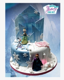 Disney Frozen On Cake Central - Cake, HD Png Download, Transparent PNG