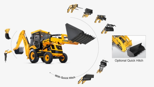 60backhoe - Bull Hd 76, HD Png Download, Transparent PNG