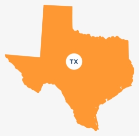 State,of,texas,clipart - Map Of Texas, HD Png Download, Transparent PNG