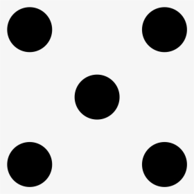 5 Dice Dots Clipart , Png Download - 5 Dice Dots, Transparent Png, Transparent PNG