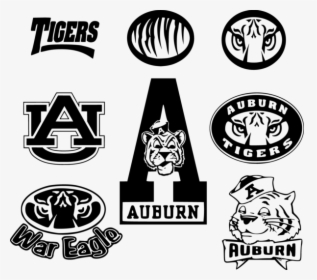 Auburn Tigers Cutting Files Silhouette Svg, Dxf And - Auburn Tiger Logo Svg, HD Png Download, Transparent PNG