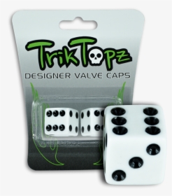 Trik Topz Dice Valve Caps - Trik Topz, HD Png Download, Transparent PNG