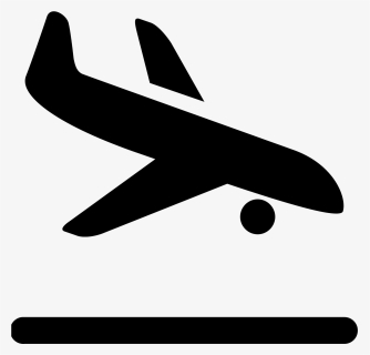 Aeroplane - Airplane Landing Icon, HD Png Download, Transparent PNG
