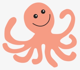 Cartoon Sea Creatures Clipart - Cartoon Transparent Octopus Squid, HD Png  Download , Transparent Png Image - PNGitem