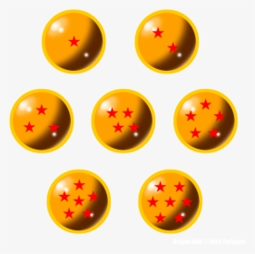 Transparent Dragon Balls Png - Dragon Ball Z Balls Png, Png Download, Transparent PNG