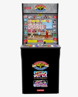 Street Fighter Arcade Cabinet   Class Lazyload Lazyload - Street Fighter Arcade 1up, HD Png Download, Transparent PNG