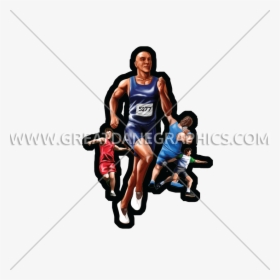 Clip Freeuse Stock Clipart Track And Field - Basketball Player, HD Png Download, Transparent PNG