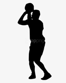 Free Png Basketball Player Silhouette Png - Transparent Basketball Player Clipart, Png Download, Transparent PNG