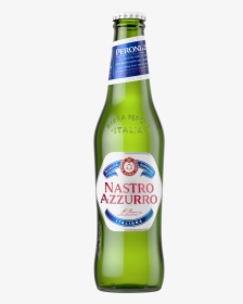 Peroni Nastro Azzurro Bottle - Glass Bottle, HD Png Download, Transparent PNG