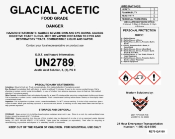 Glacial Acetic Acid, HD Png Download, Transparent PNG