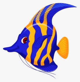 Angelfish Cartoon Clip Art - Cartoon Picture Of An Angel Fish, HD Png Download, Transparent PNG