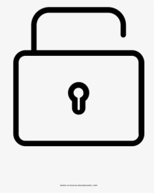 Lock Clipart Colouring, HD Png Download, Transparent PNG