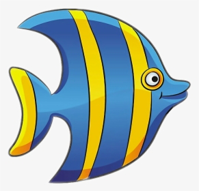 #fish #angelfish #ocean #summer - Fish Sea Creatures Clipart, HD Png Download, Transparent PNG