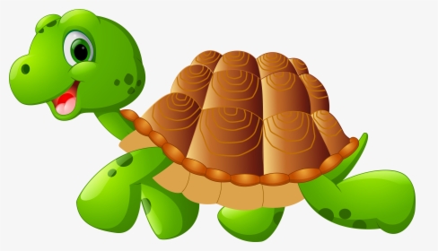 Green Sea Turtle Cartoon Reptile Clip Art - Transparent Background Turtle Clip Art, HD Png Download, Transparent PNG